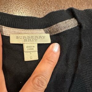 Burberry Men's Black Sweater